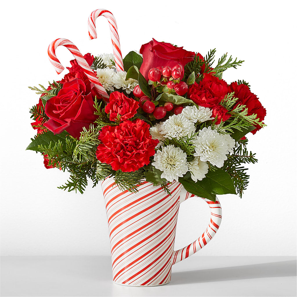 Peppermint Swirl Mug – Taylor Florist, Billerica MA