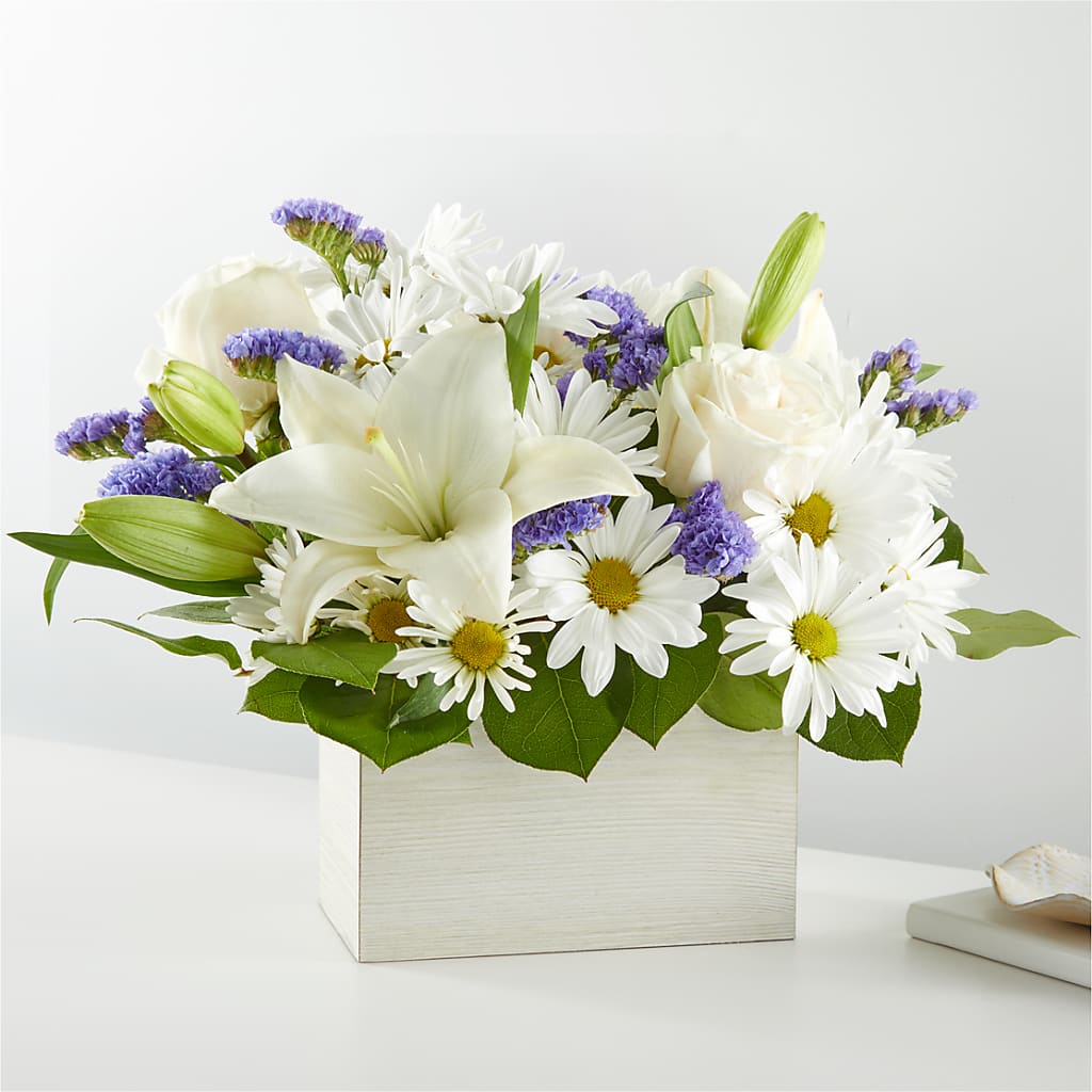 Beyond Blue Box Bouquet – Taylor Florist, Billerica MA