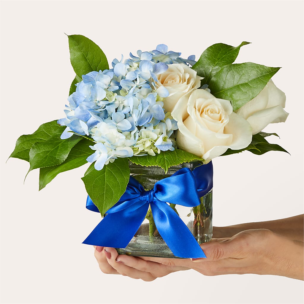 Sky Blue Delight Bouquet – Taylor Florist, Billerica MA