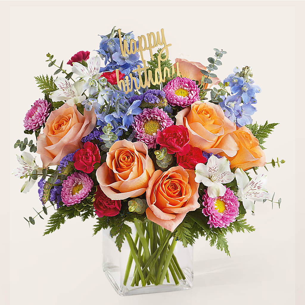 Birthday Bash Bouquet – Taylor Florist, Billerica MA