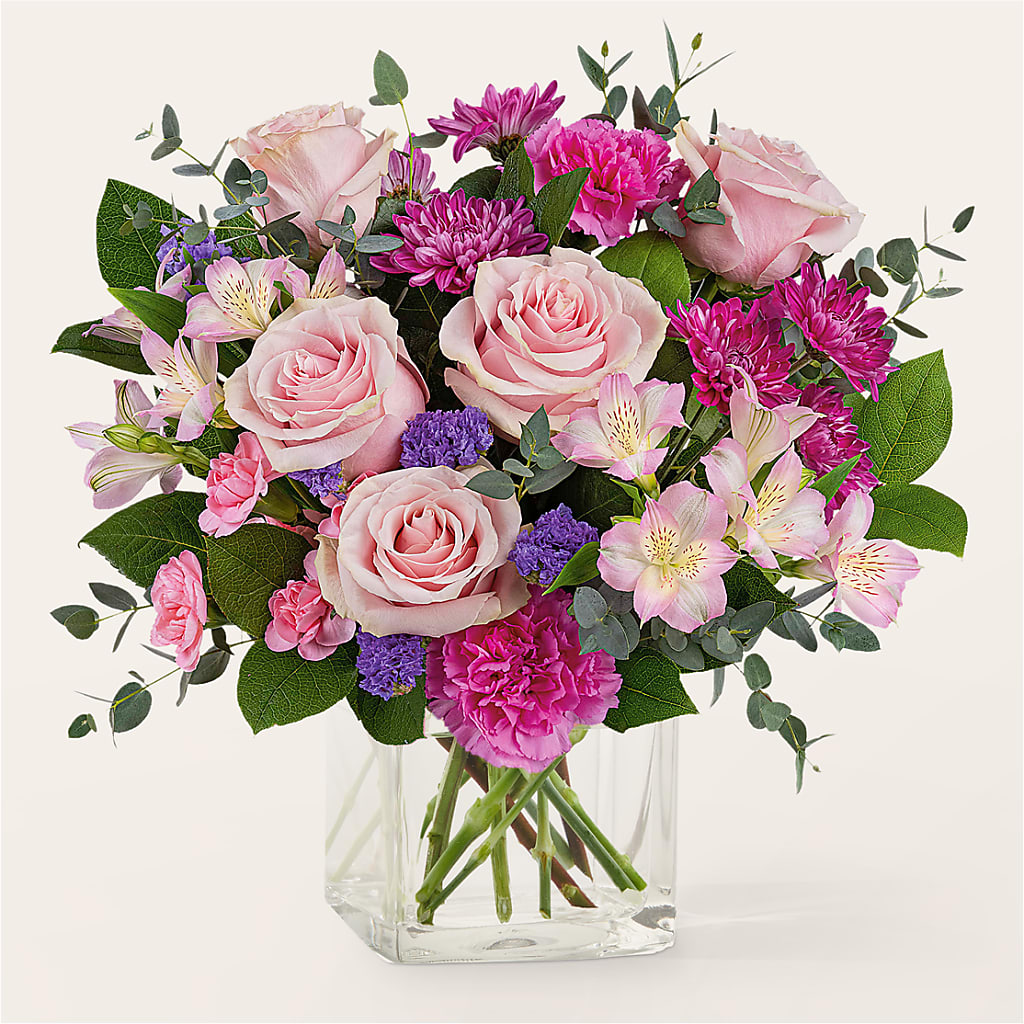 Rosy Radiance Bouquet – Taylor Florist, Billerica MA