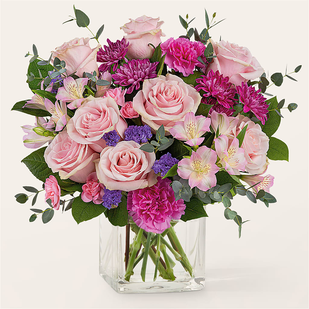 Rosy Radiance Bouquet – Taylor Florist, Billerica MA