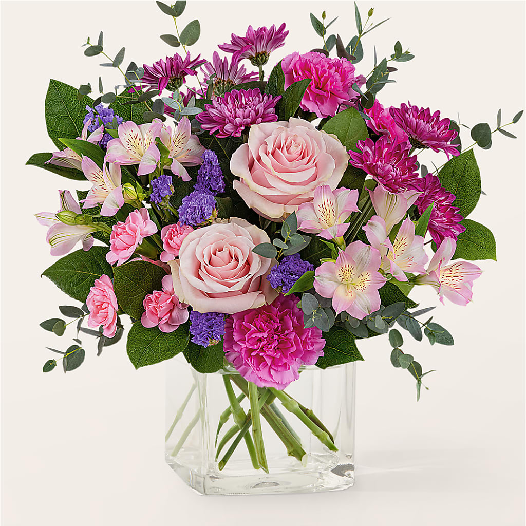 Rosy Radiance Bouquet – Taylor Florist, Billerica MA