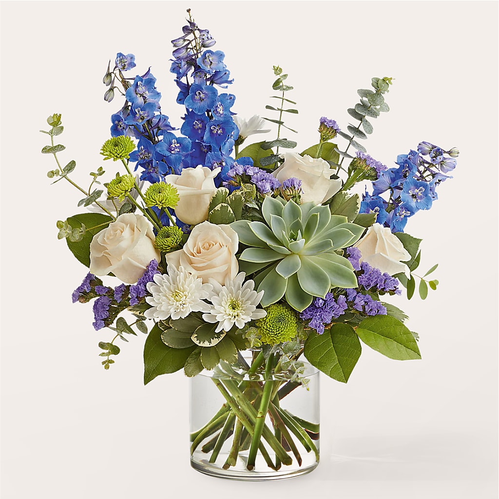 Cerulean Waves Bouquet – Taylor Florist, Billerica MA