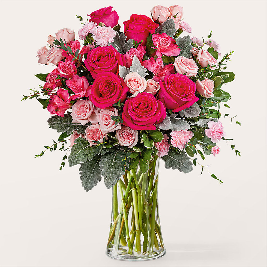 Tickled Pink Bouquet – Taylor Florist, Billerica MA