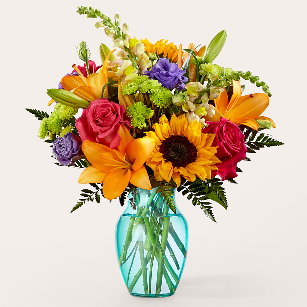 Double Rainbow Bouquet – Taylor Florist, Billerica MA