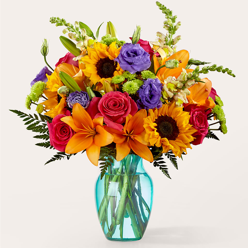 Double Rainbow Bouquet – Taylor Florist, Billerica MA
