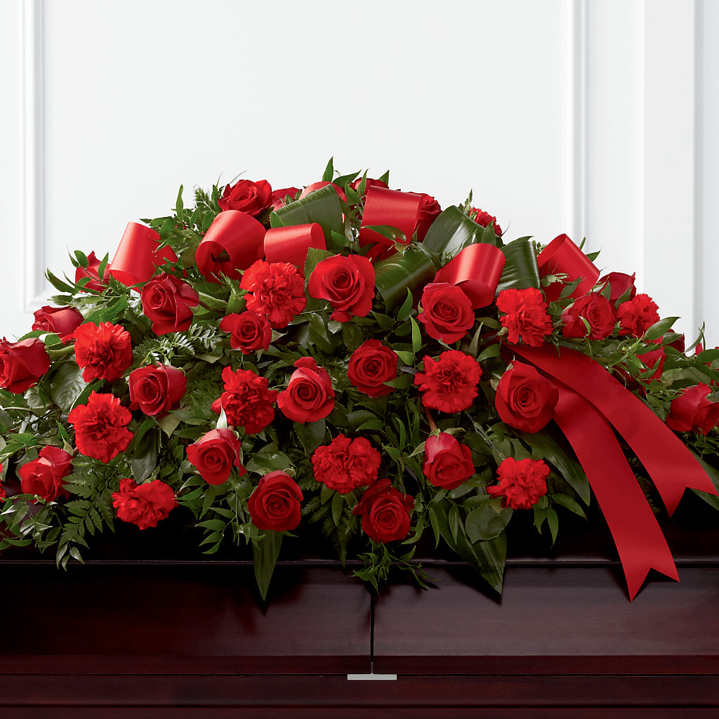 Tribute of Life Casket Spray – Taylor Florist, Billerica MA