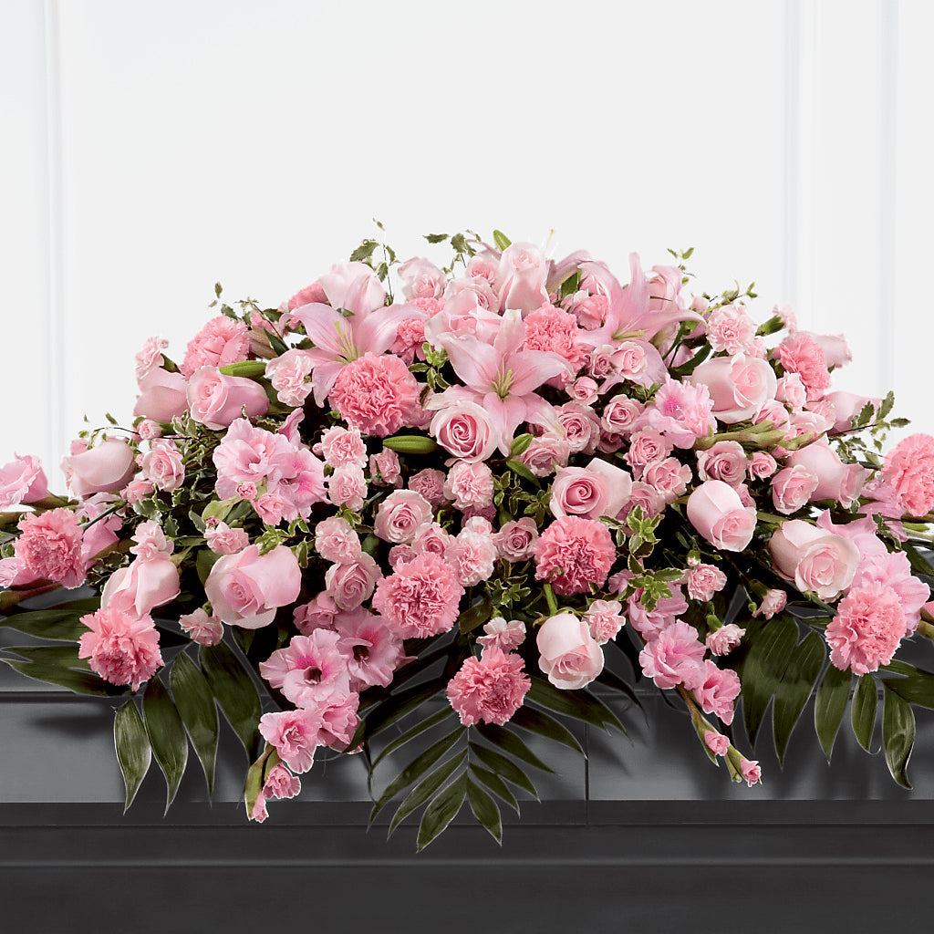 Garden of Comfort Casket Spray (Standard) – Taylor Florist, Billerica MA