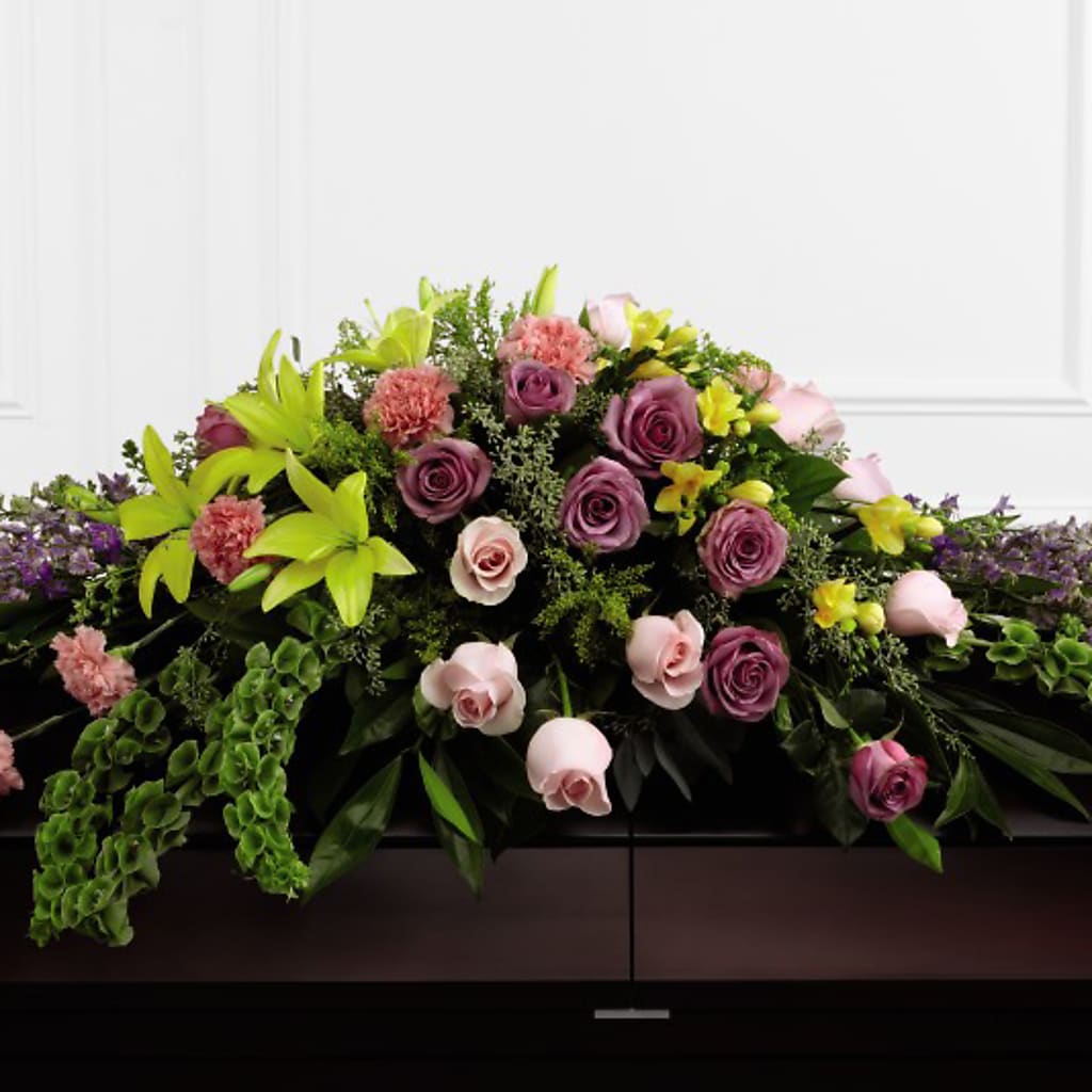 Forever Beloved Casket Spray – Taylor Florist, Billerica MA