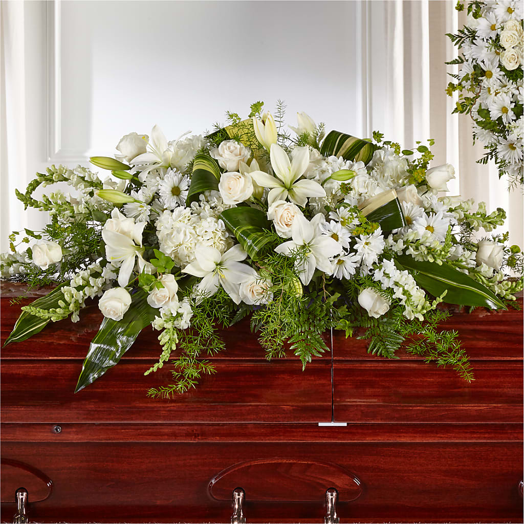 Abundance Casket Spray – Taylor Florist, Billerica MA