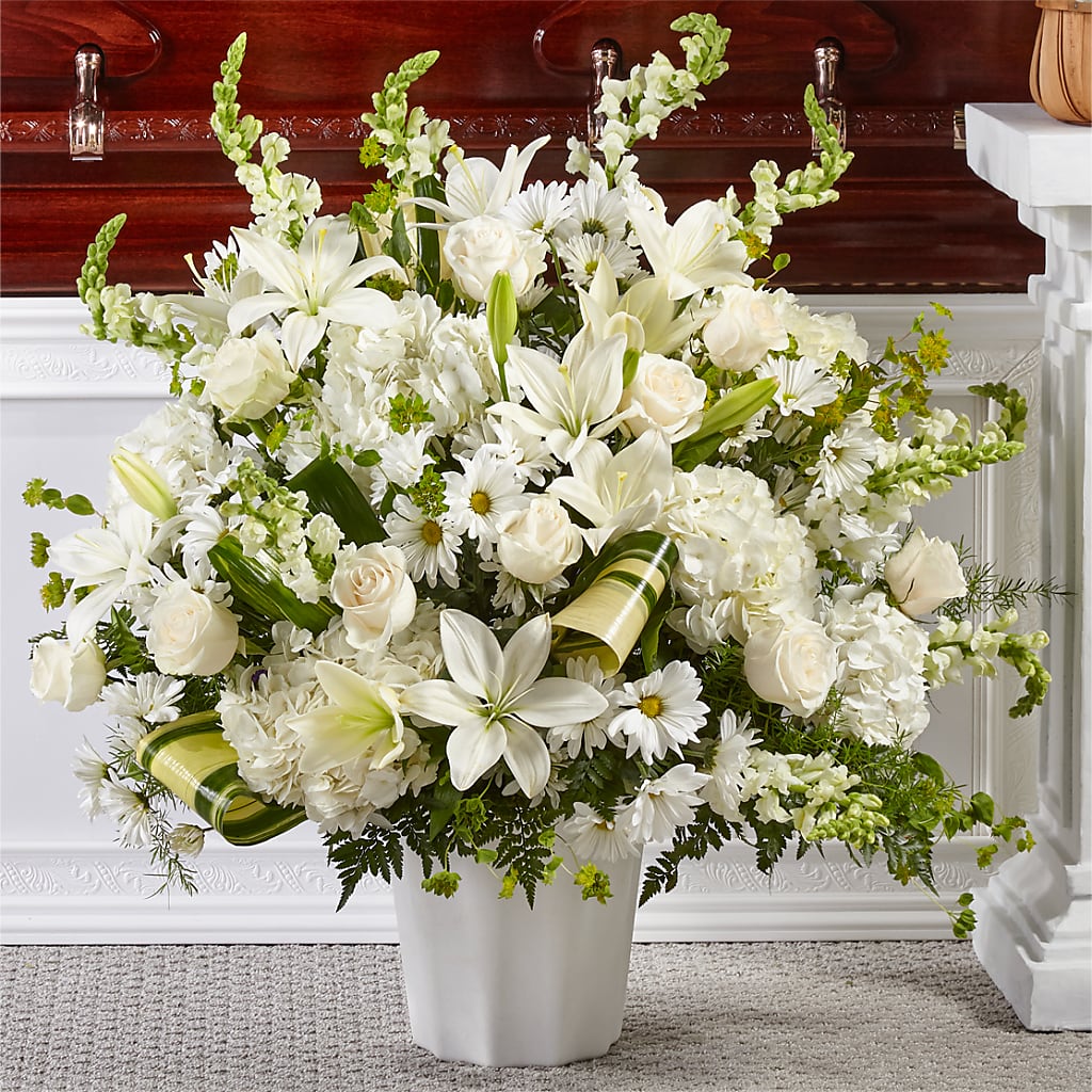 Thoughts of Tranquility Floor Basket – Taylor Florist, Billerica MA