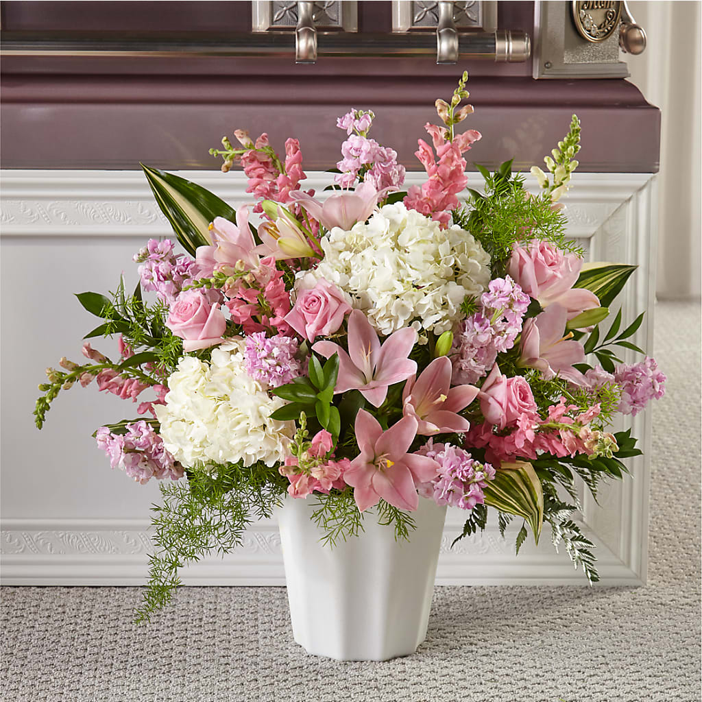 Simply Serene Floor Basket – Taylor Florist, Billerica MA