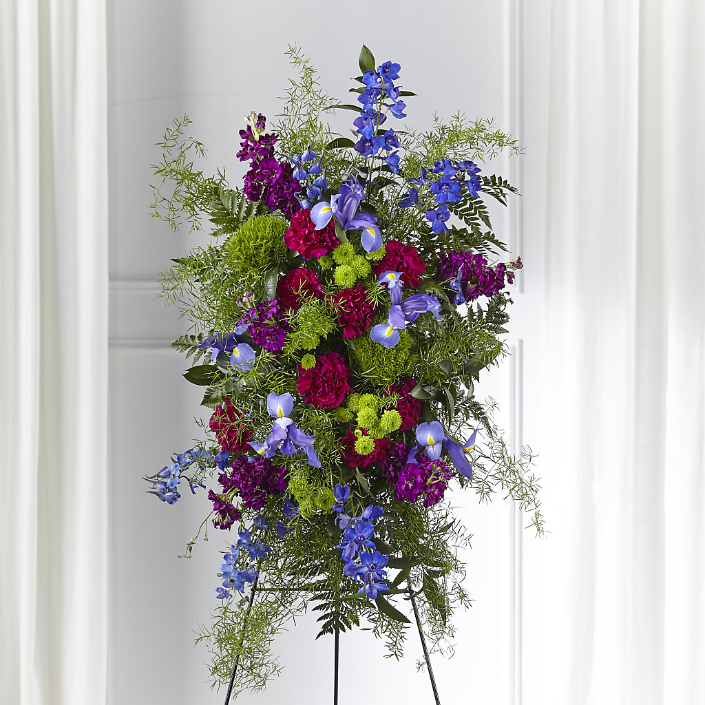 Heavenly Skies Standing Spray – Taylor Florist, Billerica MA