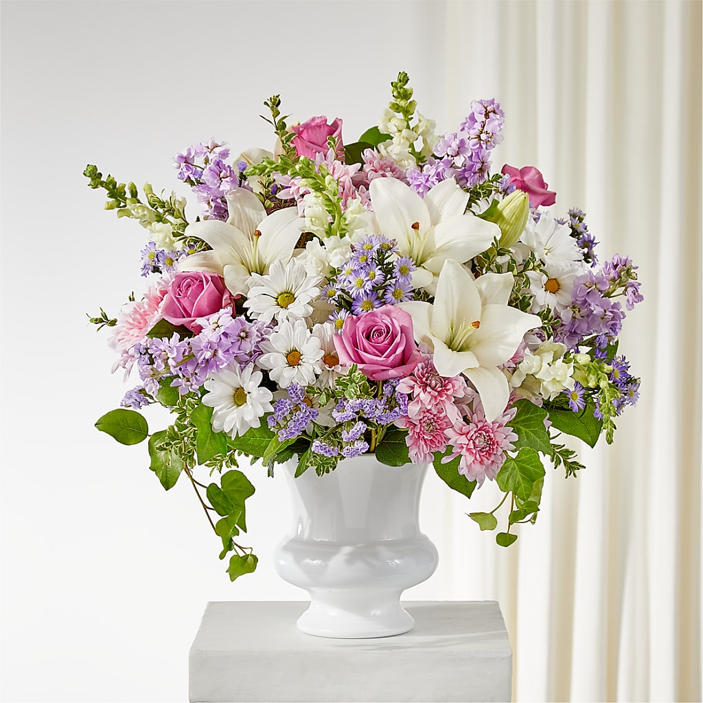 Remarkable Life Urn Arrangement – Taylor Florist, Billerica MA