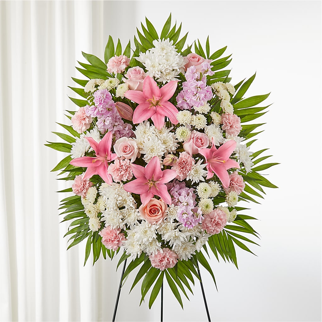 Offering Solace Standing Spray – Taylor Florist, Billerica MA