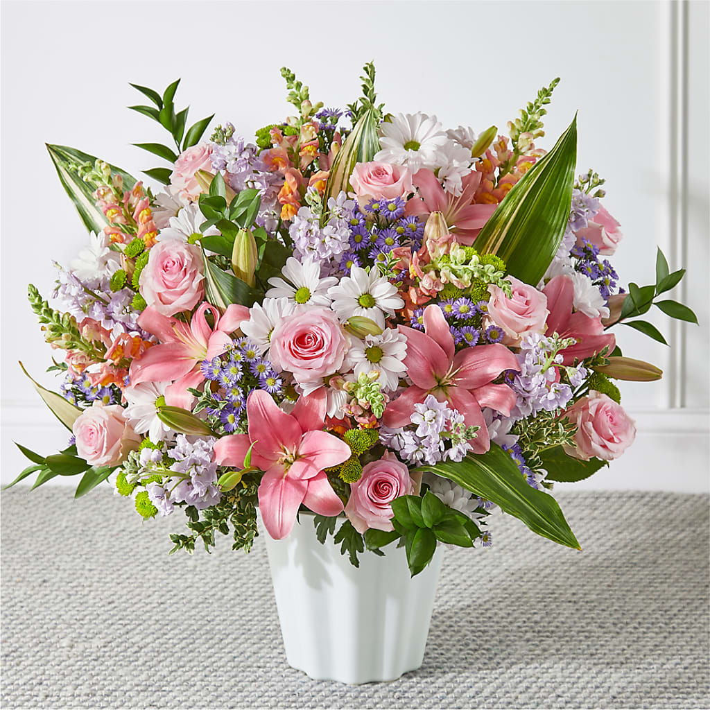 Abundant Compassion Floor Basket – Taylor Florist, Billerica MA