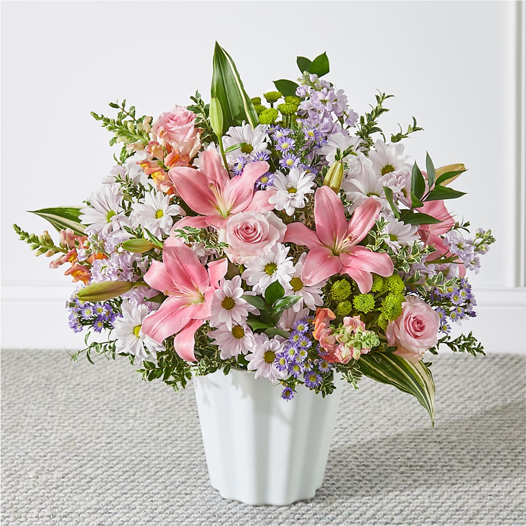 Abundant Compassion Floor Basket – Taylor Florist, Billerica MA