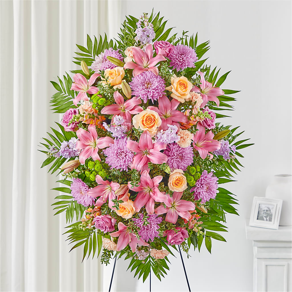 Love & Light Standing Spray – Taylor Florist, Billerica MA