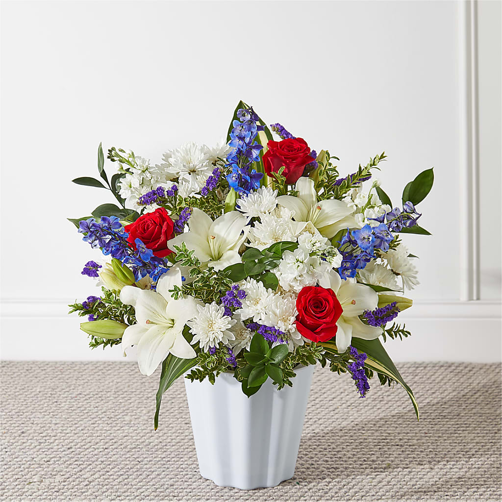 Consoled Floor Basket – Taylor Florist, Billerica MA
