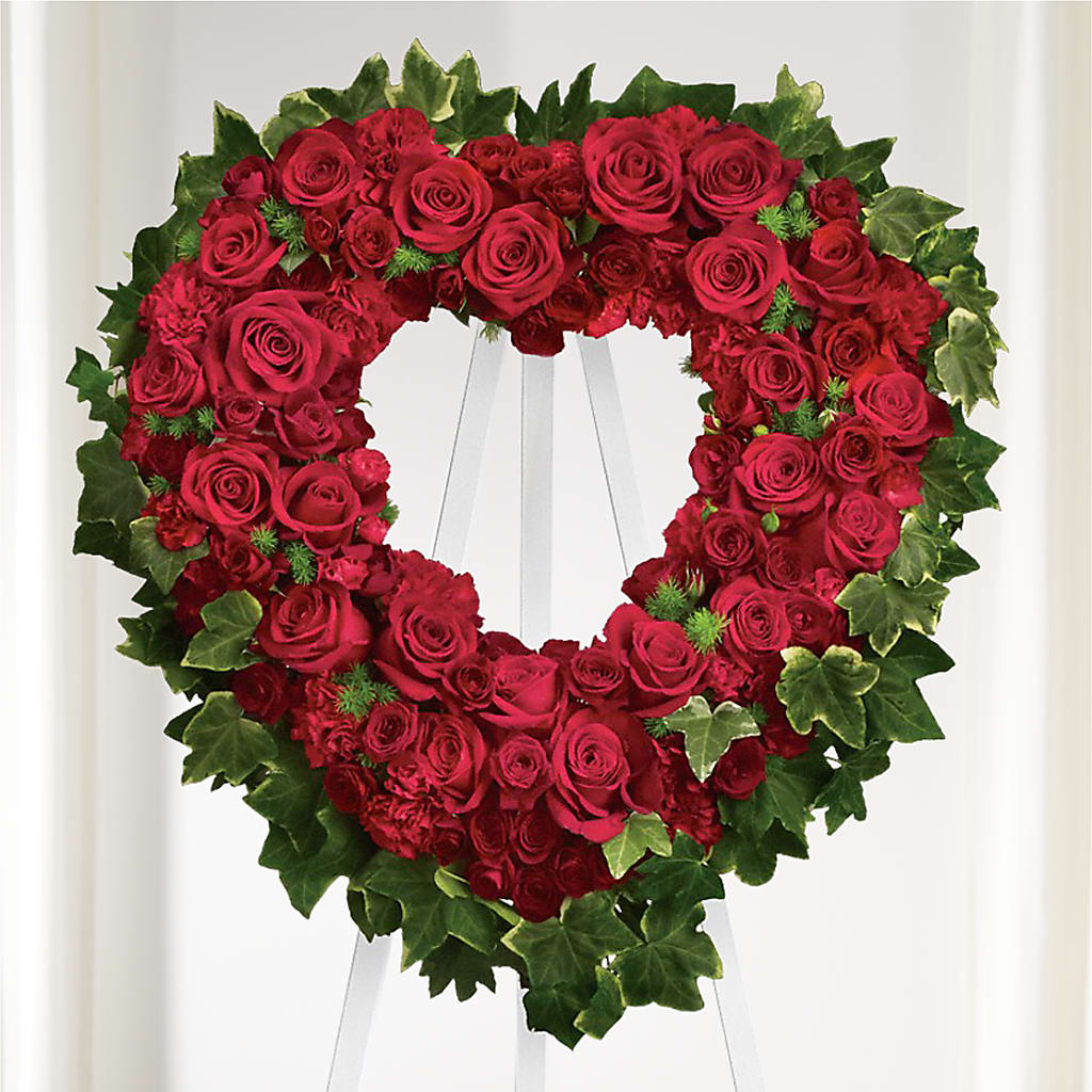 Wholehearted Standing Spray – Taylor Florist, Billerica MA