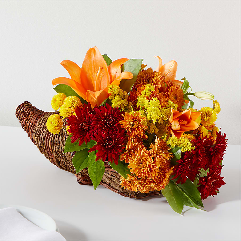 Bouquet of Blessings Cornucopia – Taylor Florist, Billerica MA