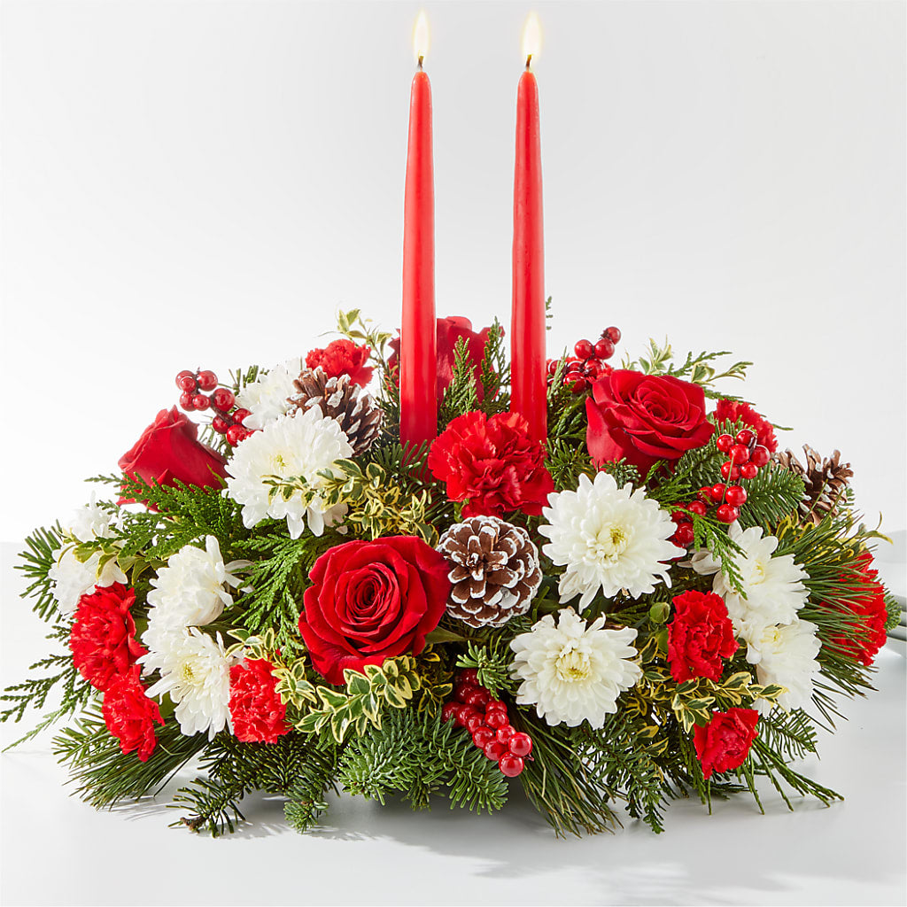 Holiday Soiree Centerpiece – Taylor Florist, Billerica MA