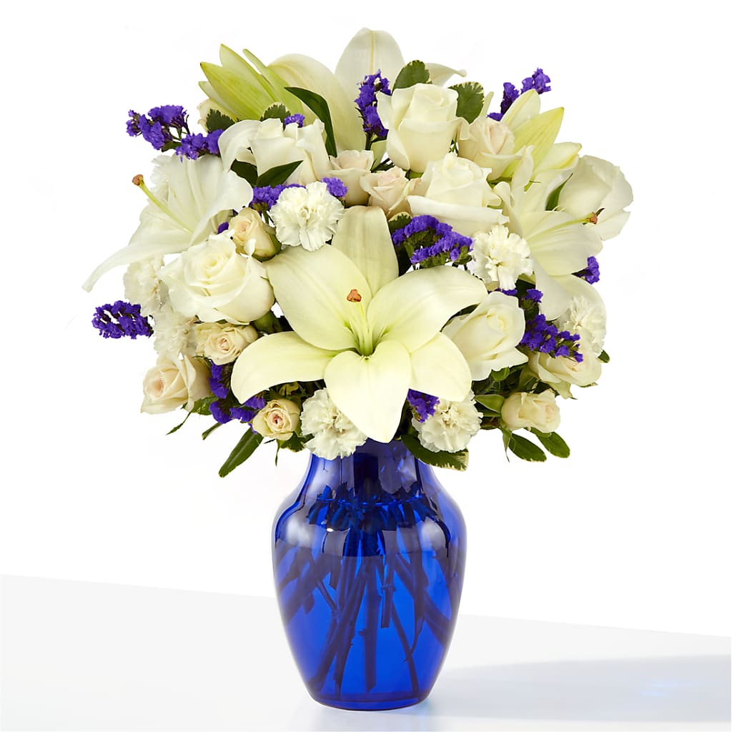 Sapphire Rush Bouquet – Taylor Florist, Billerica MA