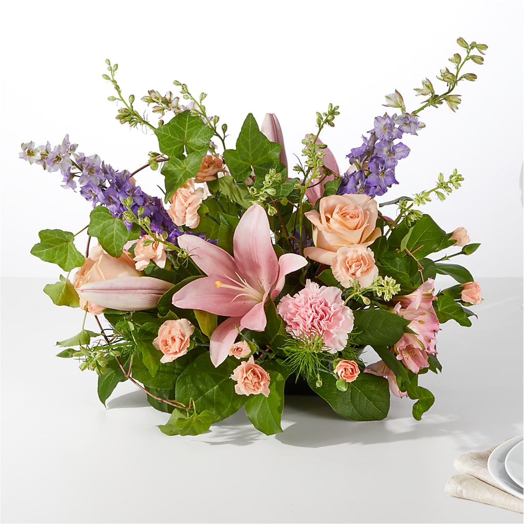 Blossom Time Centerpiece – Taylor Florist, Billerica MA
