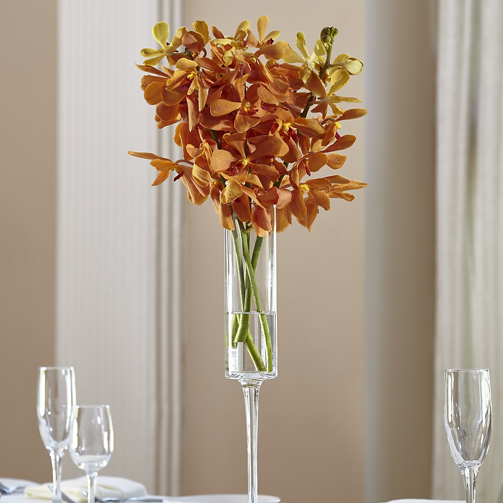 Orange Mokara Bouquet – Taylor Florist, Billerica MA