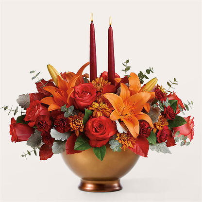 Fruits of Fall Centerpiece –  Taylor Florist, Billerica MA