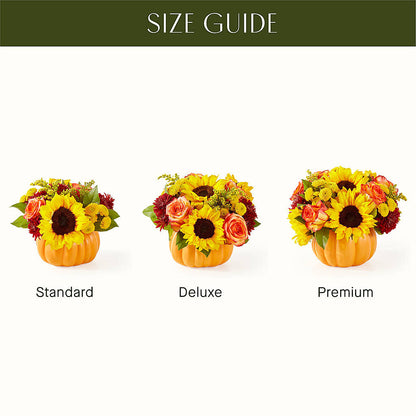 Golden Gourd Pumpkin Bouquet –  Taylor Florist, Billerica MA