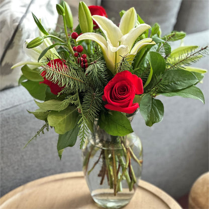 Sparkling Snowflakes Bouquet –  Taylor Florist, Billerica MA