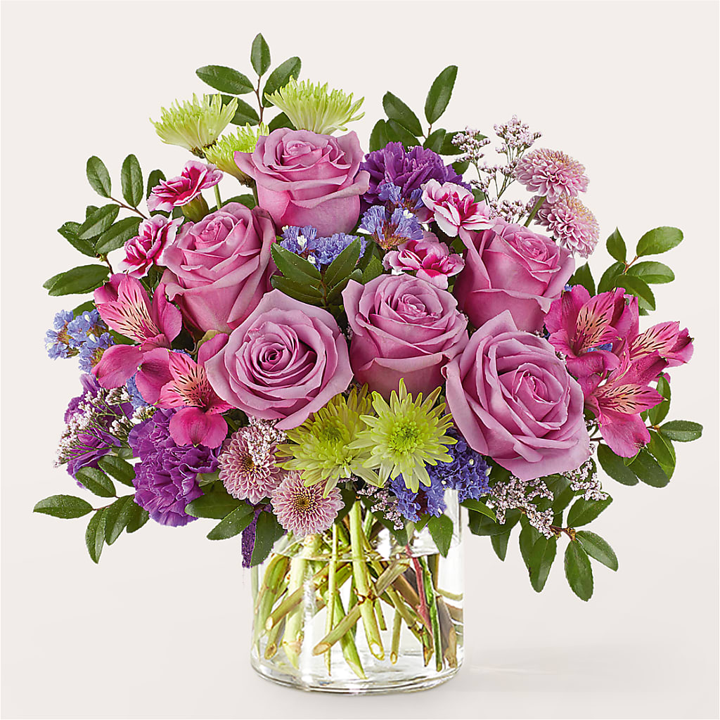 Glass Half Full Bouquet –  Taylor Florist, Billerica MA
