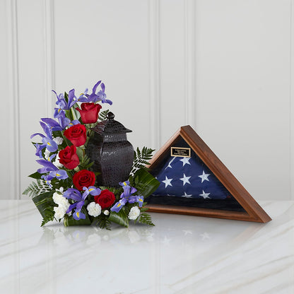 Patriotic Tribute Arrangement –  Taylor Florist, Billerica MA
