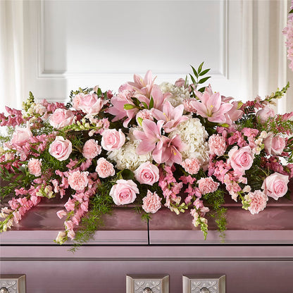 Life & Remembrance Casket Spray –  Taylor Florist, Billerica MA