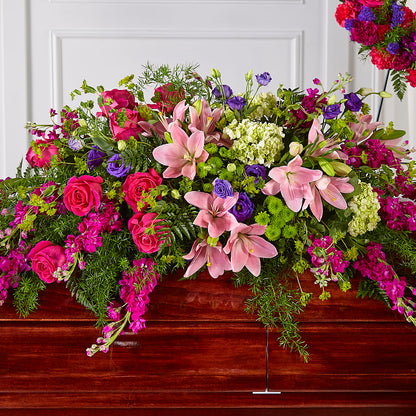 Radiant Tribute Casket Spray –  Taylor Florist, Billerica MA