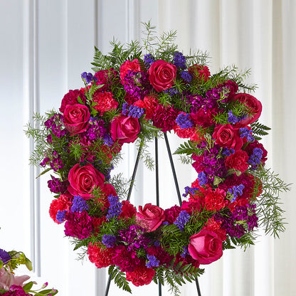 Calming Colors Wreath –  Taylor Florist, Billerica MA