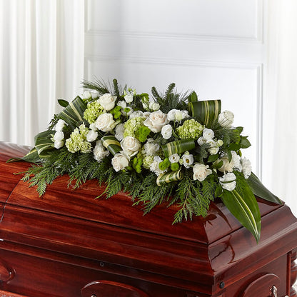 Hopeful Gesture Casket Spray –  Taylor Florist, Billerica MA