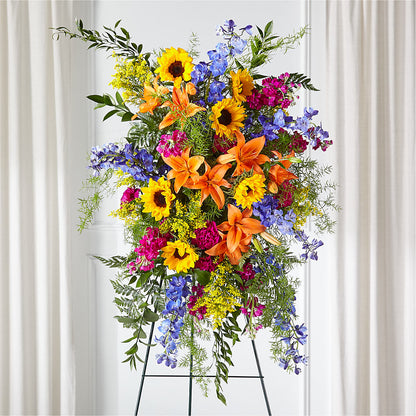 Sunlit Memories Standing Spray (Standard) –  Taylor Florist, Billerica MA
