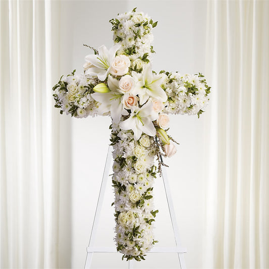Spiritual Guidance Standing Spray –  Taylor Florist, Billerica MA