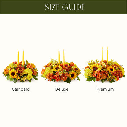 Autumn Harmony Centerpiece –  Taylor Florist, Billerica MA
