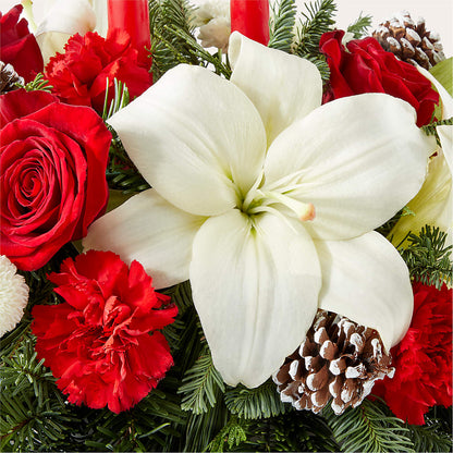 Seasonal Festivities Centerpiece –  Taylor Florist, Billerica MA