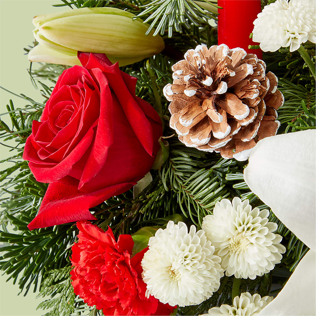 Seasonal Festivities Centerpiece –  Taylor Florist, Billerica MA