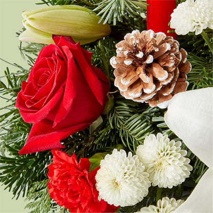 Seasonal Festivities Centerpiece –  Taylor Florist, Billerica MA