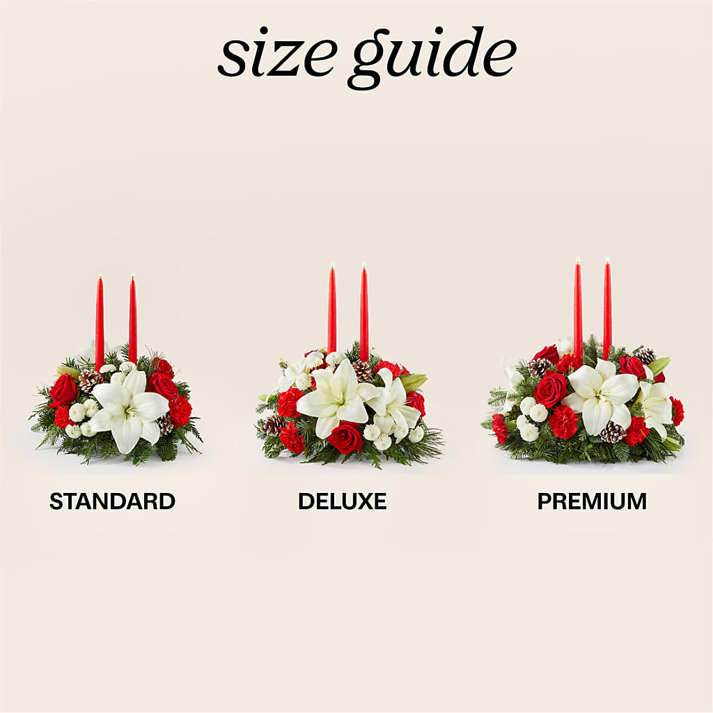 Seasonal Festivities Centerpiece –  Taylor Florist, Billerica MA