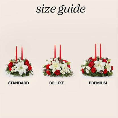 Seasonal Festivities Centerpiece –  Taylor Florist, Billerica MA