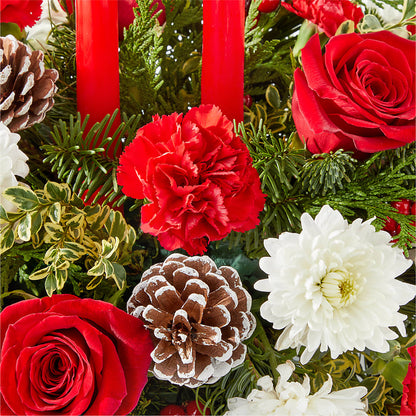Holiday Soiree Centerpiece –  Taylor Florist, Billerica MA