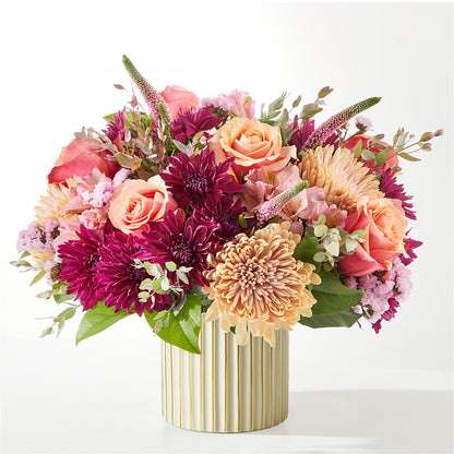 Berry Cobbler Bouquet with Ivory Vase –  Taylor Florist, Billerica MA