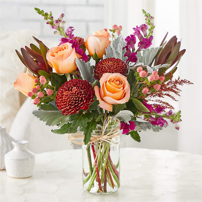 Moody Hues Bouquet –  Taylor Florist, Billerica MA